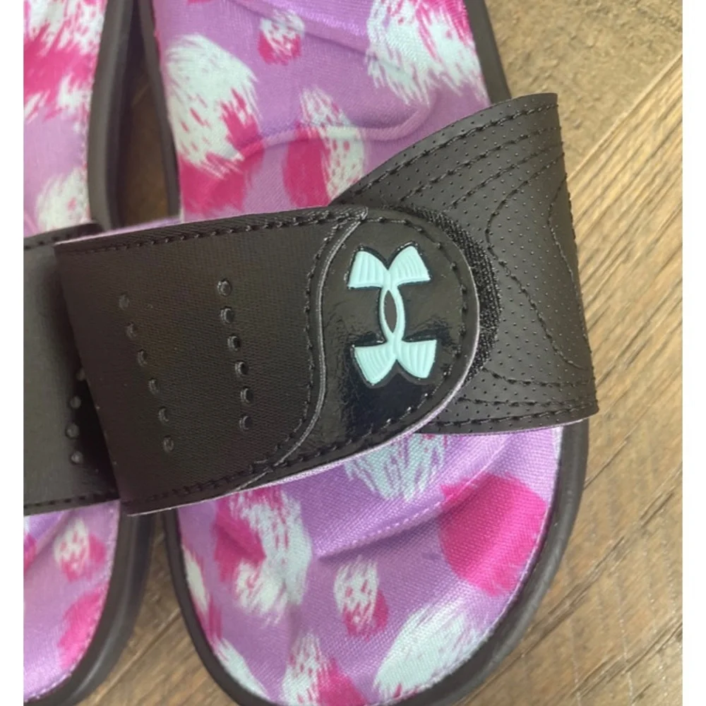 UA Youth Velcro Slides
